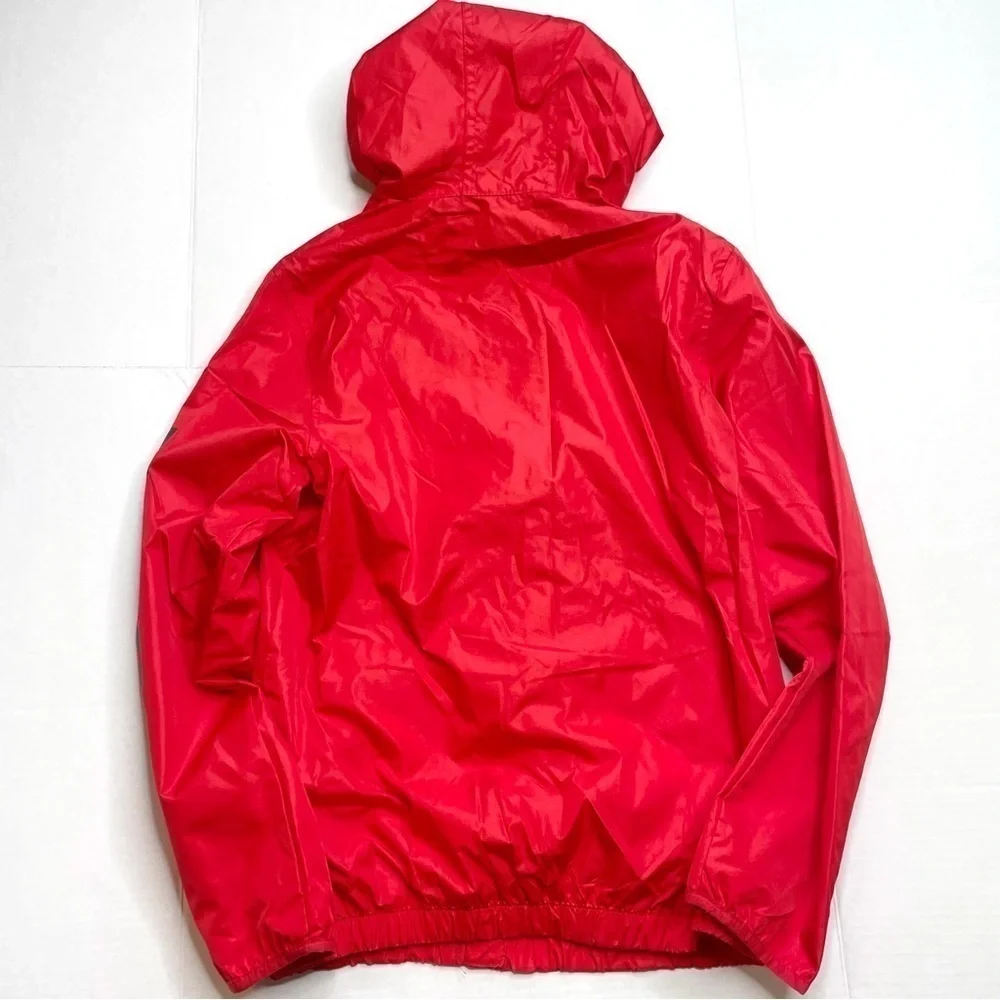 PUMA Youth Red Zip Up Hooded Athletic Windbreaker Jacket Size Large 14/16